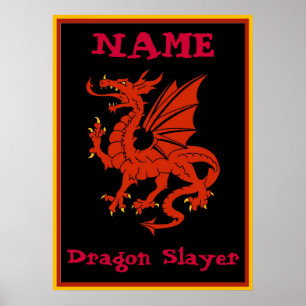 Poster Connexion Dragon, modifier le texte