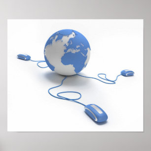 Poster Connexion du monde