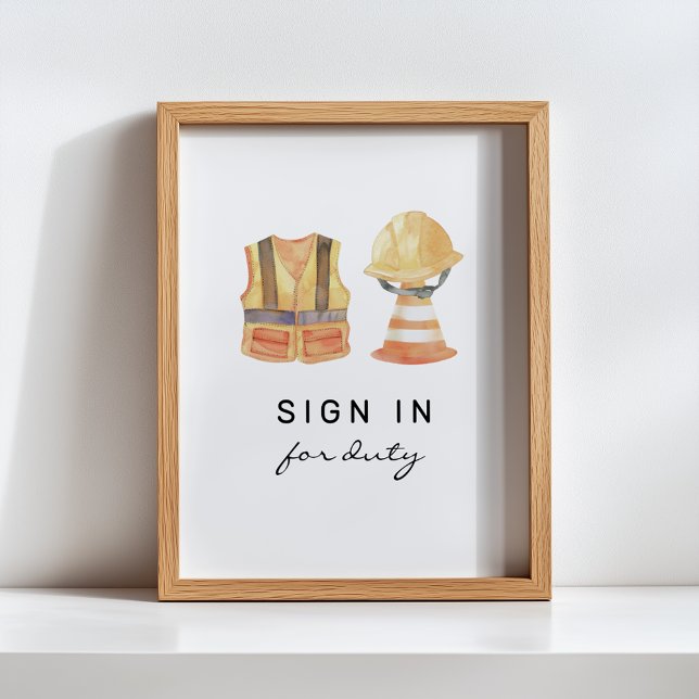 Poster Connexion pour construction en service Anniversair (Créateur téléchargé)