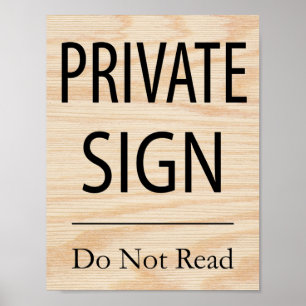Poster Connexion privée non lue