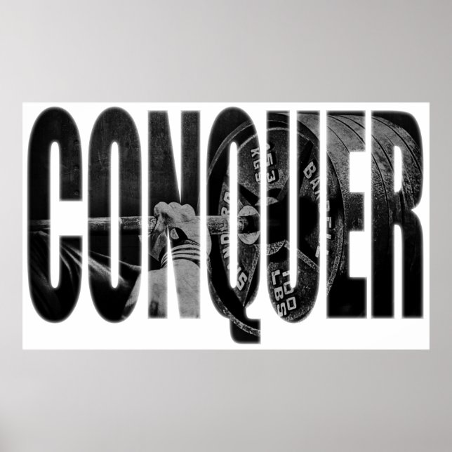 Poster CONQUER - Motivation de l'entraînement (Devant)