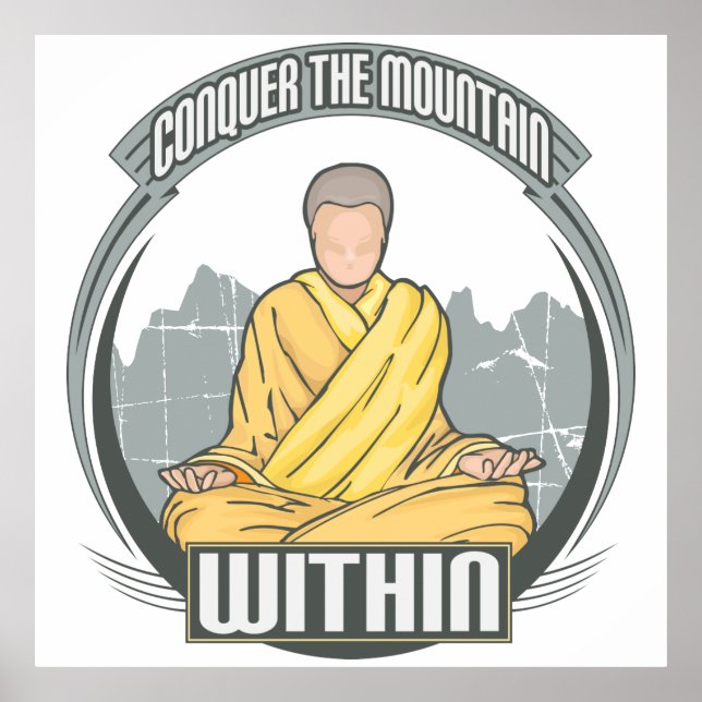 Poster Conquérir la montagne à l'intérieur (Devant)