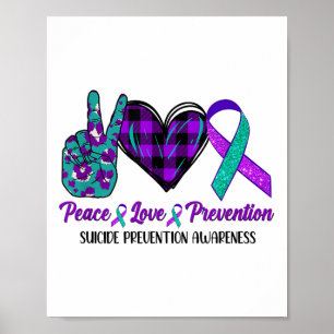 Poster Conscience de la vie de l'amour de la paix pour le
