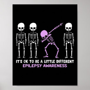 Poster Conscience de l'épilepsie C'est bien d'être un peu