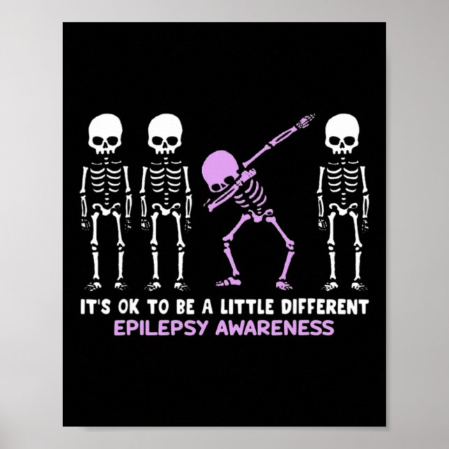 Poster Conscience de l'épilepsie C'est bien d'être un peu (Devant)