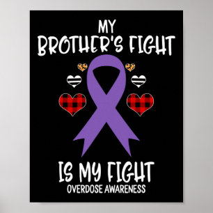 Poster Conscience de l'overdose Le combat de mon frère es
