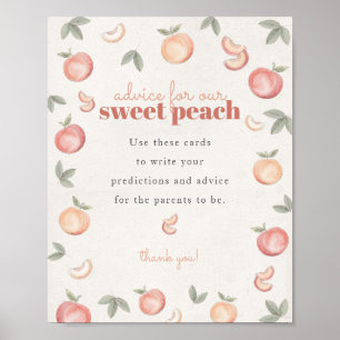 Poster conseil de bouho de pêche douce pour le signe baby