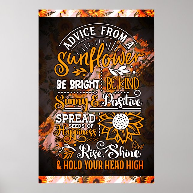 Poster Conseil De Motivation Inspirationnel D'Un Tourneso (Devant)