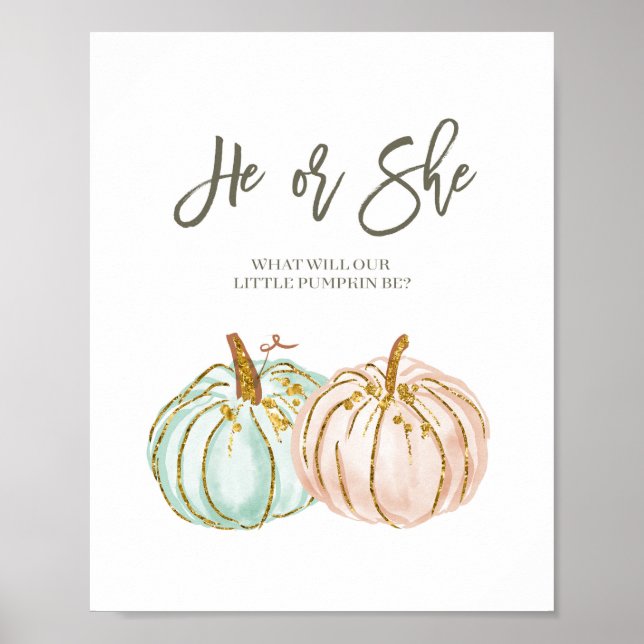 Poster Conseil de vote des Citrouilles de Mint et Peach (Devant)