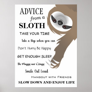 Poster Conseil d'un flot suspendu à l'envers