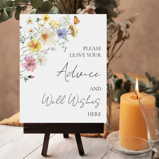 Poster Conseil Fête des mariées fleur sauvage Et Bien Sou (Créateur téléchargé)