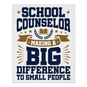 Poster Conseil scolaire Faire une grande différence Petit