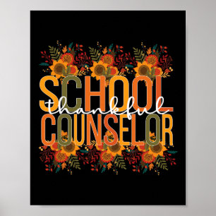 Poster Conseiller scolaire Thanksgiving Conseil scolaire