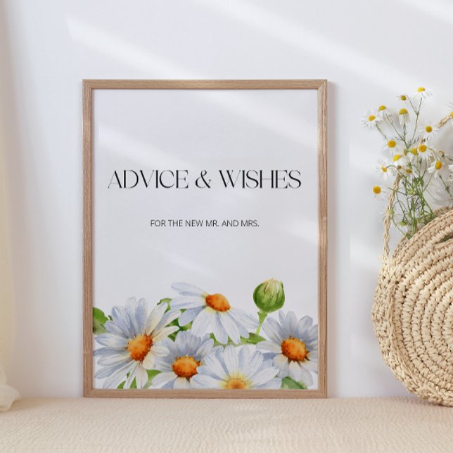 Poster Conseils et souhaits pour les jeunes mariés (Créateur téléchargé)