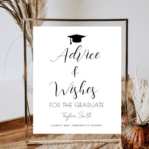 Poster Conseils et souhaits pour l'obtention du diplôme S
