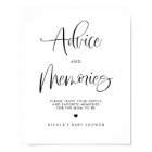 Conseils et souvenirs Baby shower de Calligraphie 
