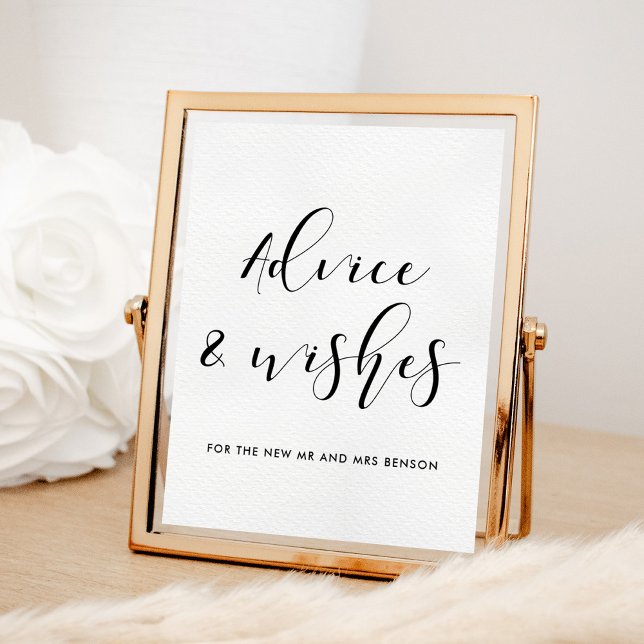 Poster Conseils et voeux pour le signe mariage des jeunes (Créateur téléchargé)