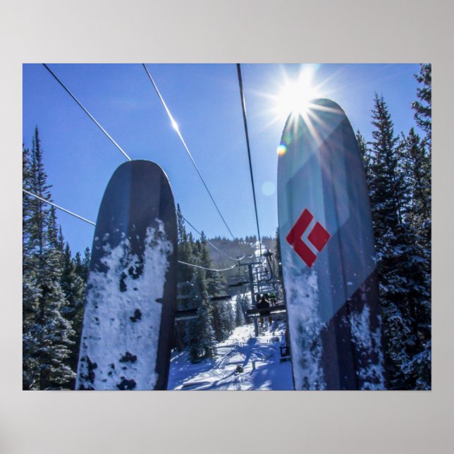 Poster Conseils // Skilift Riding Blue Mountain (Devant)