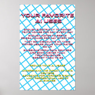 Poster Conséquences de l'IA