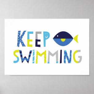 Poster Conserver la natation