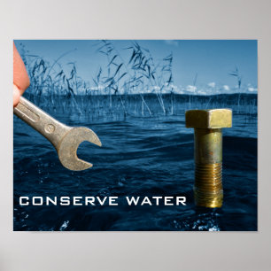 Poster Conserver l'affiche d'eau