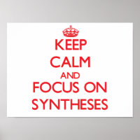 Conserver le calme et se concentrer sur les synthè