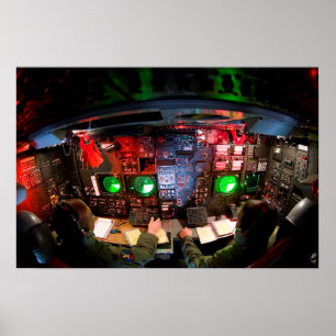 Poster CONSOLE DE BOMBER AVIONICS, NAV et ARMES