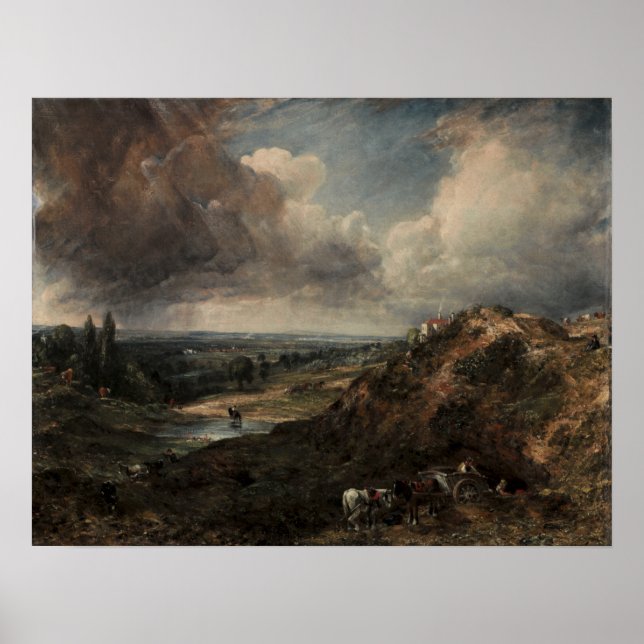 Poster Constable - Branch Hill Pond Hampstead (Devant)