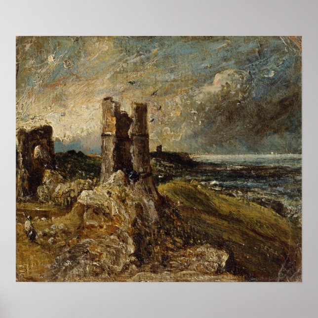 Poster Constable - Château de Hadleigh (Devant)
