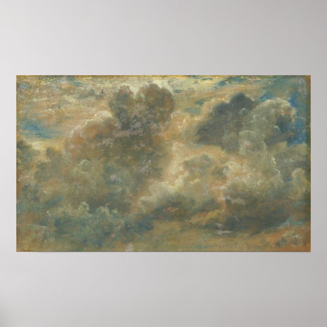 Poster Constable - Étude de nuages (Devant)