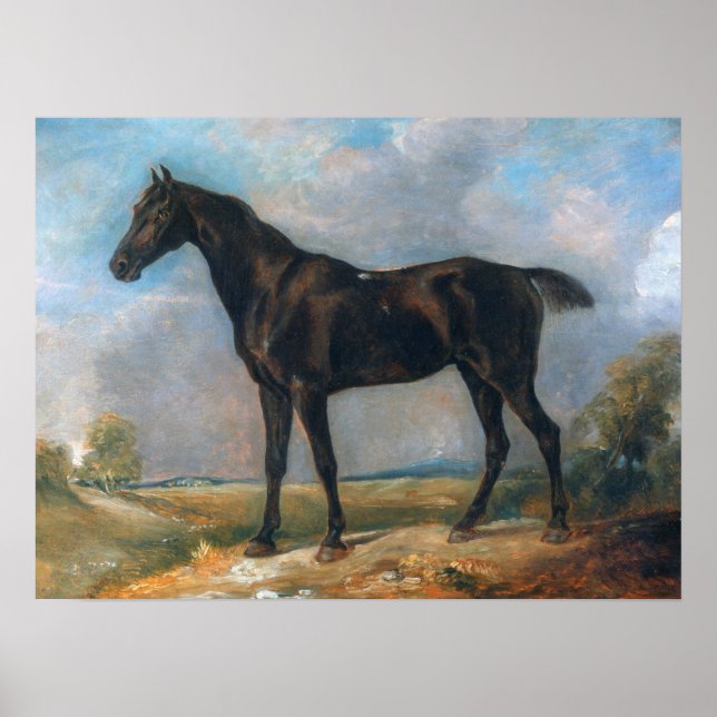 Poster Constable - Golding's Black Riding-Horse (Devant)