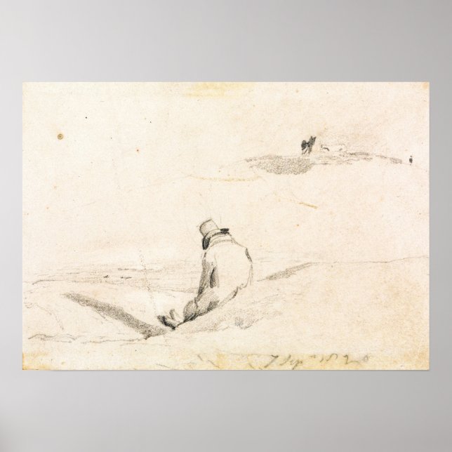 Poster Constable - Hampstead Heath (Devant)