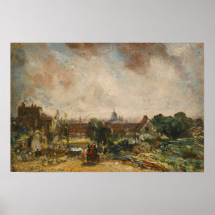 Poster Constable - Londres De Richard Steele's Cottage