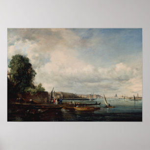 Poster Constable - Pont Waterloo