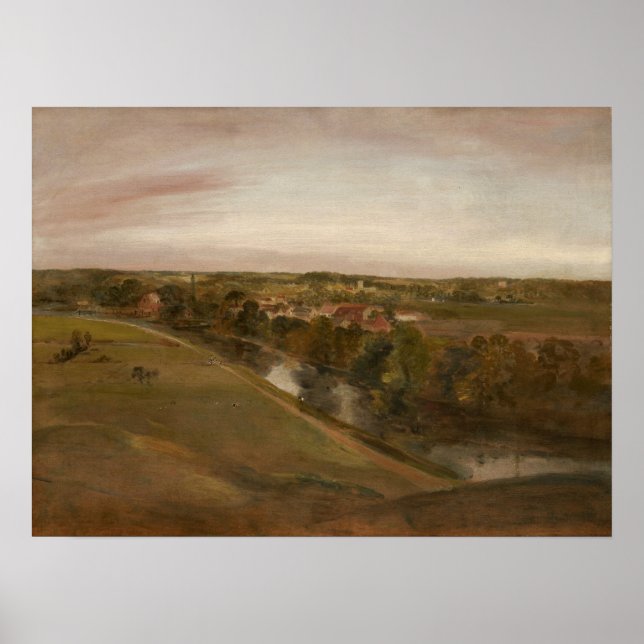 Poster Constable - Stratford Saint Mary (Devant)
