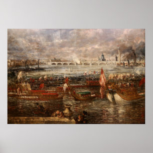 Poster Constable - The Opening Of The Waterloo Bridge