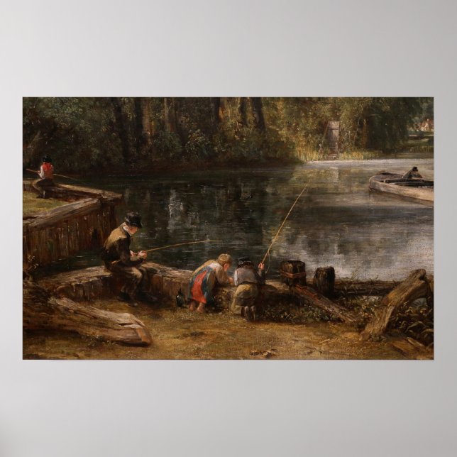 Poster Constable - The Stadford Mill 1820 (Devant)