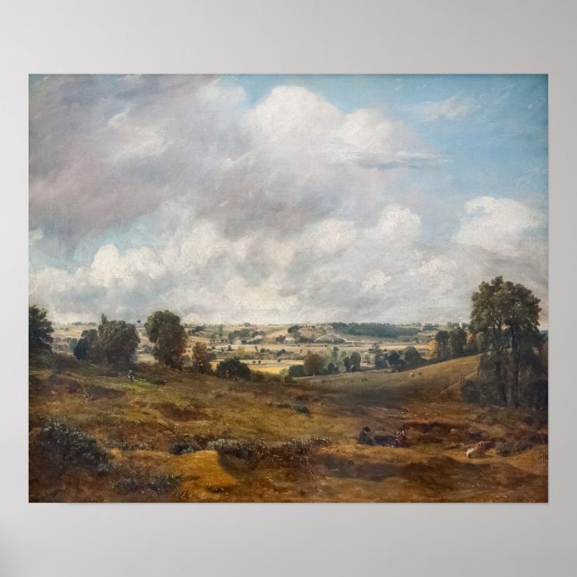 Poster Constable - Vue De La Vale De Dedham De East Bergh (Devant)