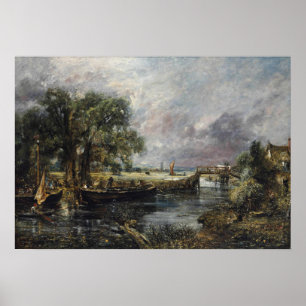Poster Constable - Vue Sur La Pierre Près De Dedham