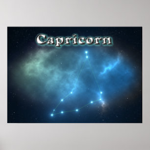 Poster constellation de Capricorne