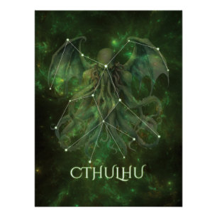 Poster Constellation de Cthulhu
