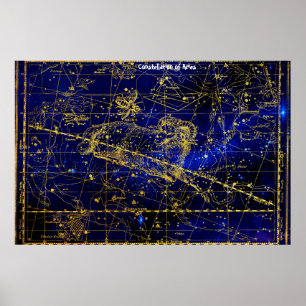 Poster Constellation des baies
