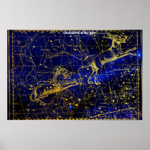 Poster Constellation du Lynx
