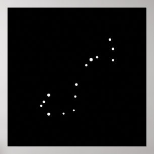 Poster Constellation Scorpius by Leslie Peppers