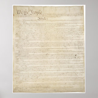 Poster Constitution des États-Unis Page 1