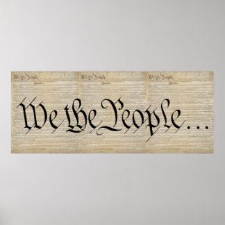 POSTER CONSTITUTION DU PEUPLE