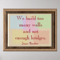 Construction Bridges _ Art Print -Isaac Newton pri