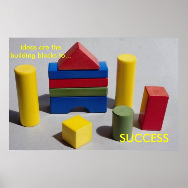 Poster Construire le succès par la dgallery (Devant)