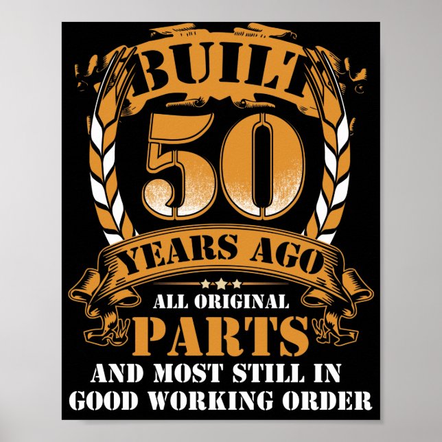 Poster Construit il y a 50 ans Toutes les pièces original (Devant)