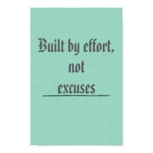Construit par l'Effort, Pas par les Excuses – Moti